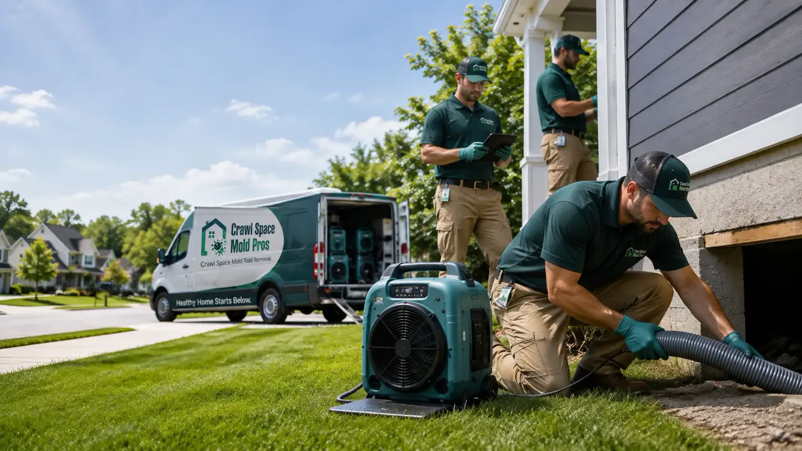 Crawl Space Mold Removal in Whitehall, MI